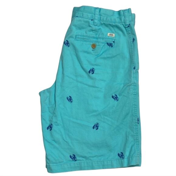 Men’s Izod All Over Lobster Print 100% Cotton Shorts Size 34 - Picture 2 of 7